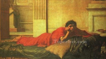 El remordimiento de Nerón tras el asesinato de su madre JW Greek John William Waterhouse Pinturas al óleo